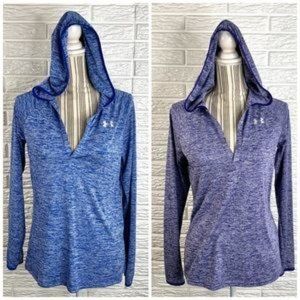 Under Armour Bundle of Two Hooded Active Wear Tops
